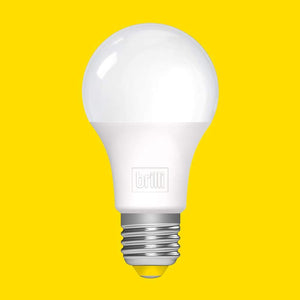 light bulb, yellow background