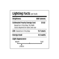 FTC Lighting Facts gallery info 60w 4-pack 6-pack